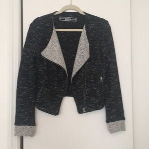 Black and white cardigan